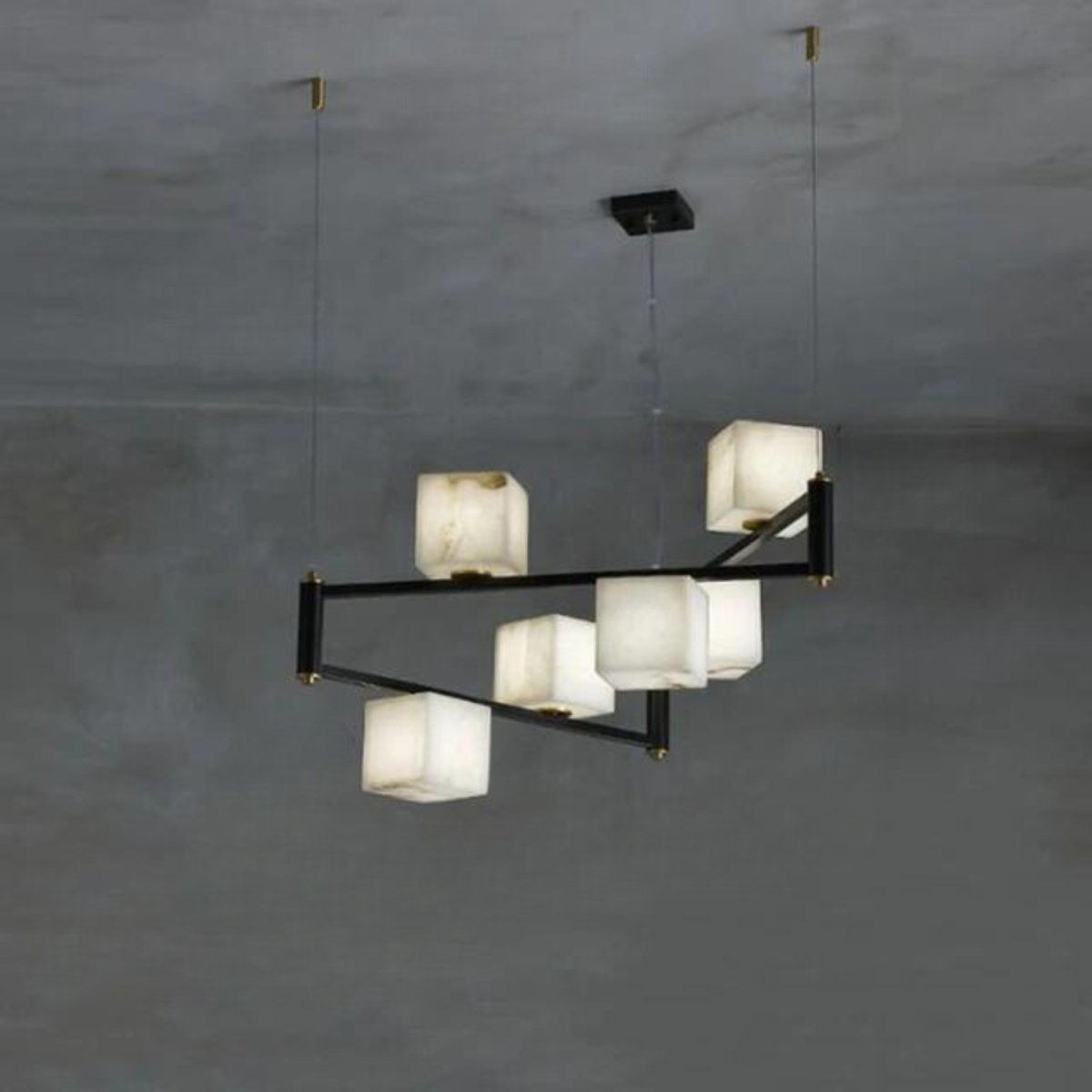 Lifang Alabaster Chandelier-Sylvia Space