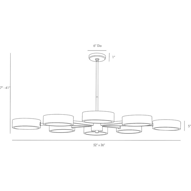 Linus Starburst Chandelier