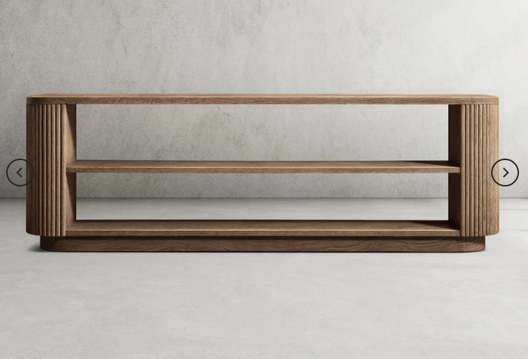 Mulho Wood Sofa Back Console Table 72"