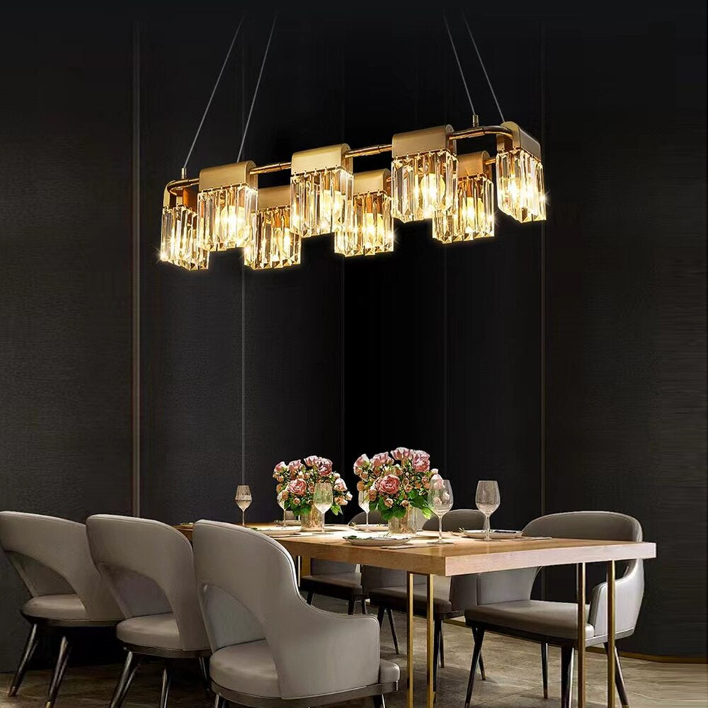 Gio Modern Dining Room Chandelier-Sylvia Space