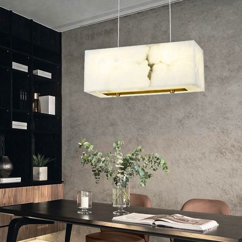 Nekhen Alabaster Chandelier Light-Sylvia Space
