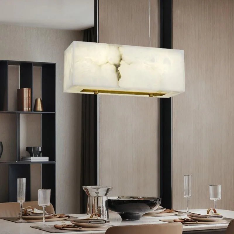 Nekhen Alabaster Chandelier Light-Sylvia Space