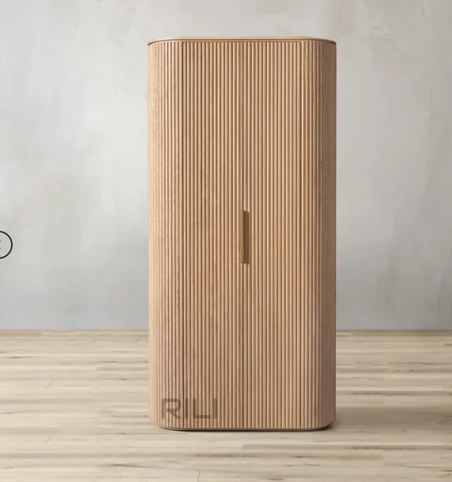 Byron Cabinet Custom size- Greige Oak/Champagne