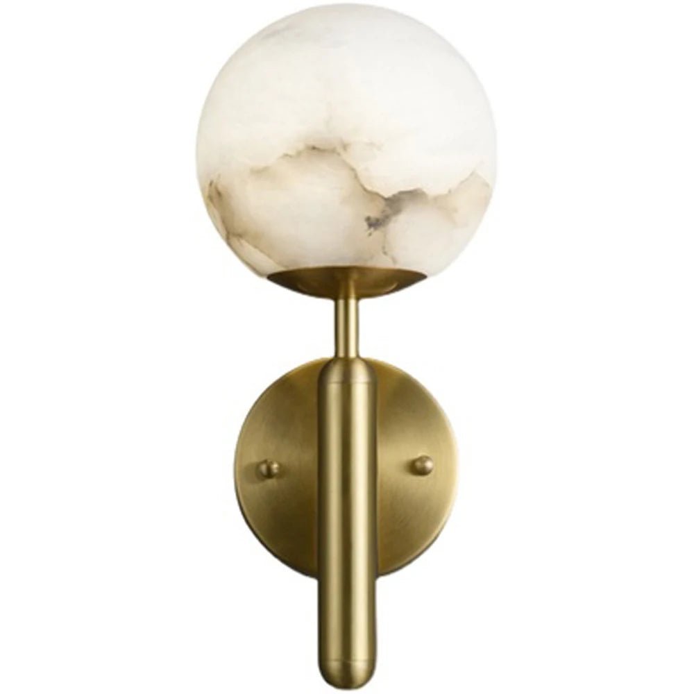 Orbis Alabaster Wall Lamp-Sylvia Space