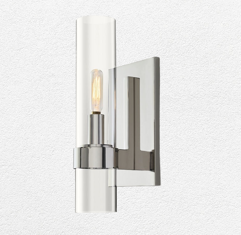 Manory Glass Cup Wall Sconce-Sylvia Space