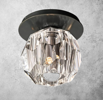 Bouble De Crystal Glass Petite Wall Sconce