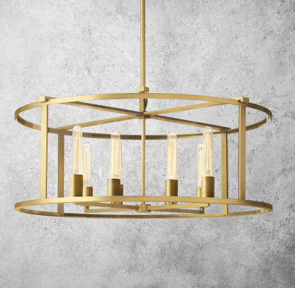 Michaul Beck Round Chandelier 33"