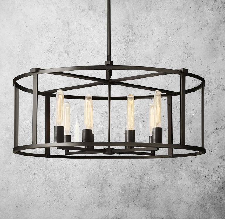 Michaul Beck Round Chandelier 33"