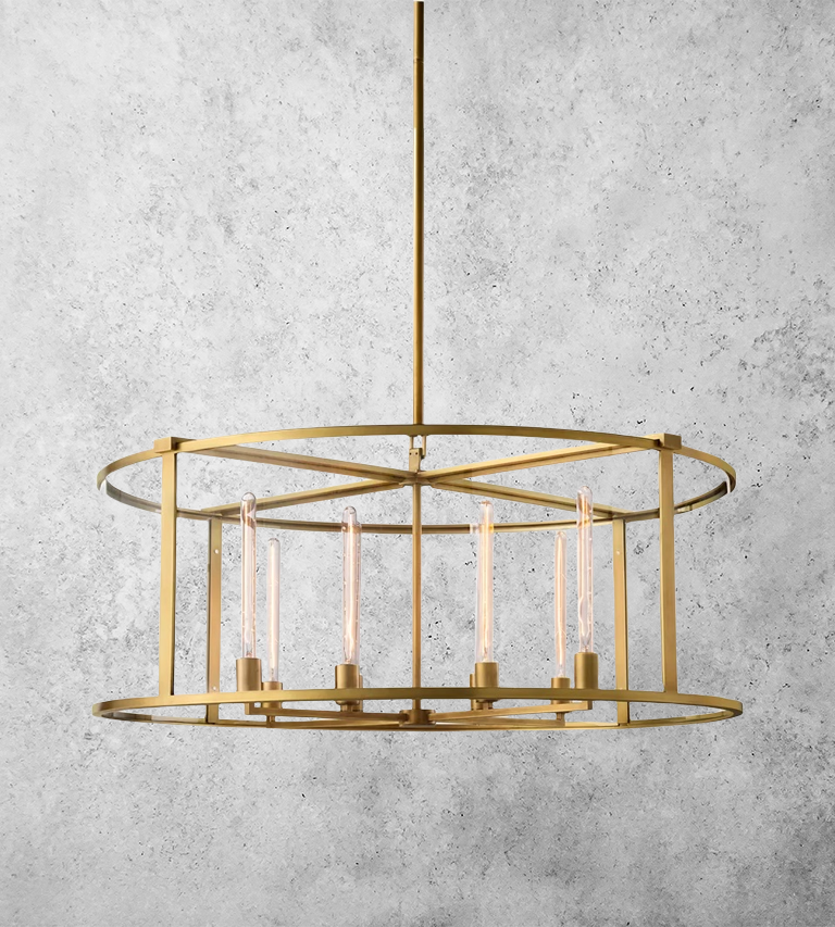 Michaul Beck Round Chandelier 44"