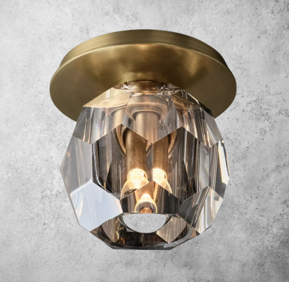 Bouble De Crystal Glass Petite Wall Sconce