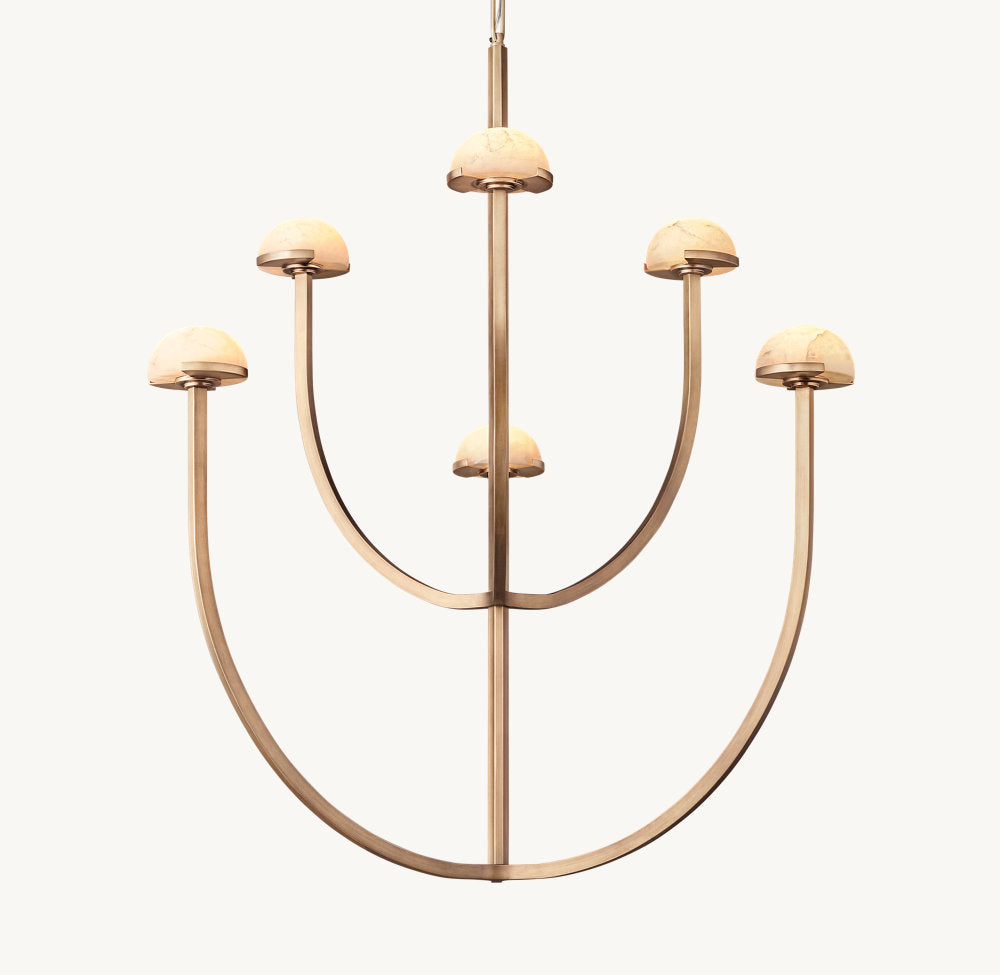PEDRA ROUND CHANDELIER 32"