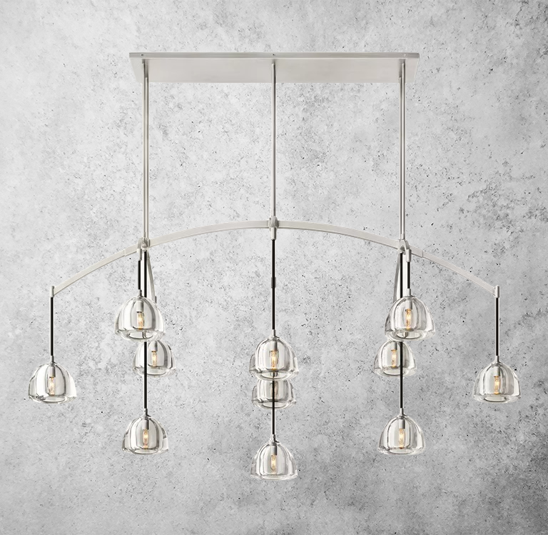 Hemisophere Linear Chandelier 72''