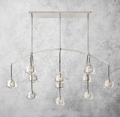 Hemisophere Linear Chandelier 72''