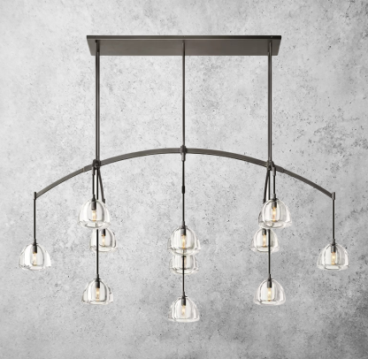 Hemisophere Linear Chandelier 72''