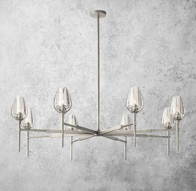Tulip Round Chandelier 54"