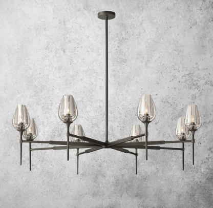Tulip Round Chandelier 54"