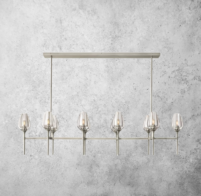Tulip Linear Chandelier 65"