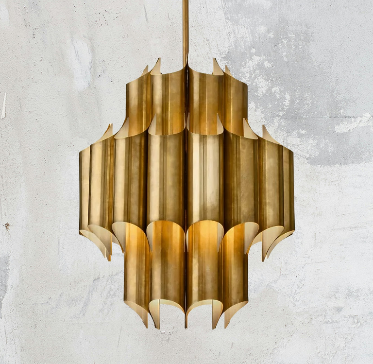 Catherine Vintage Chandelier Pendant 24"-Sylvia Space