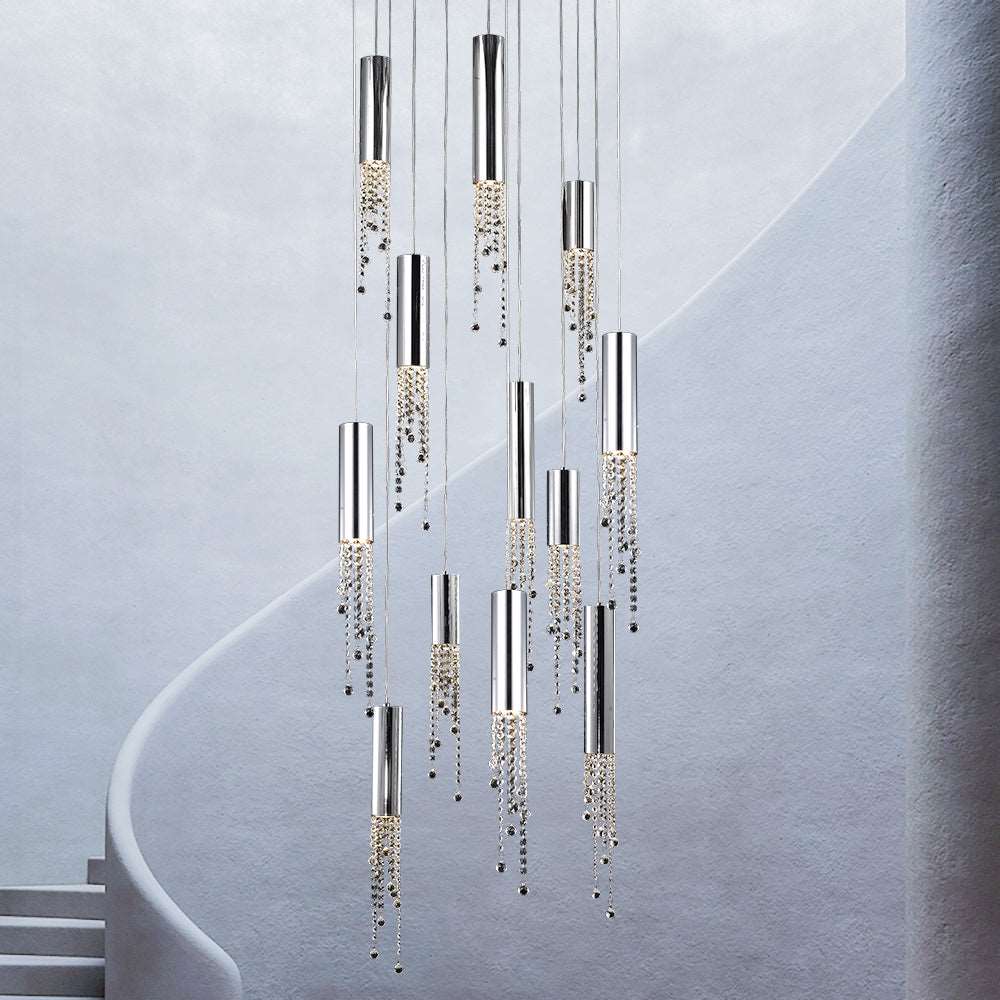 Canali Modern Crystal Pendant Chandelier-Sylvia Space