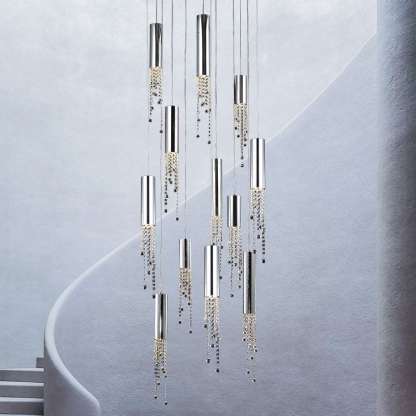 Canali Modern Crystal Pendant Chandelier-Sylvia Space