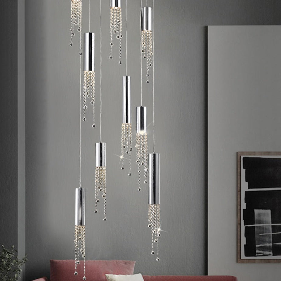 Canali Modern Crystal Pendant Chandelier-Sylvia Space