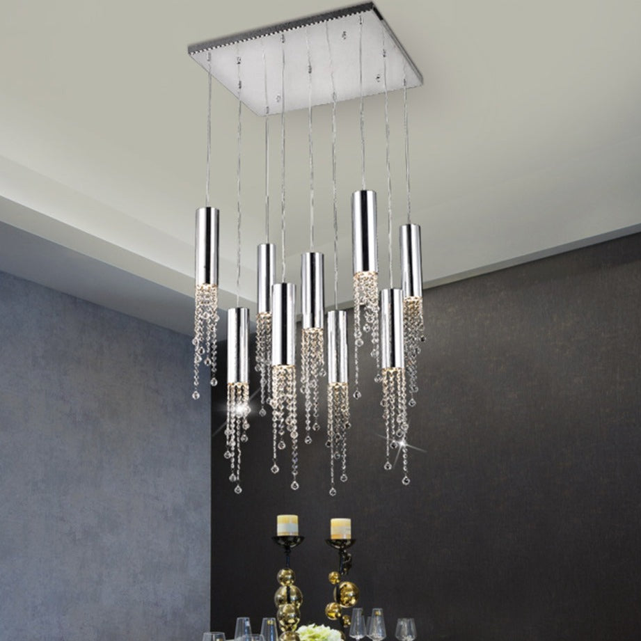 Canali Modern Crystal Pendant Chandelier-Sylvia Space