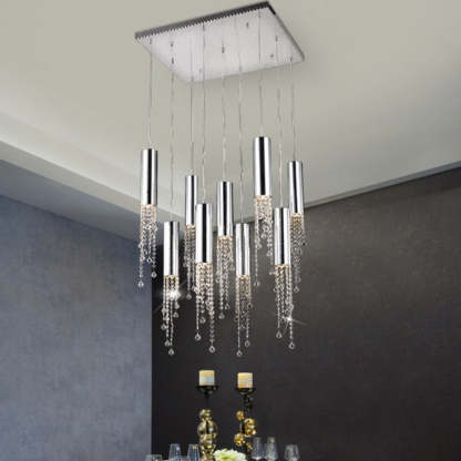 Canali Modern Crystal Pendant Chandelier-Sylvia Space
