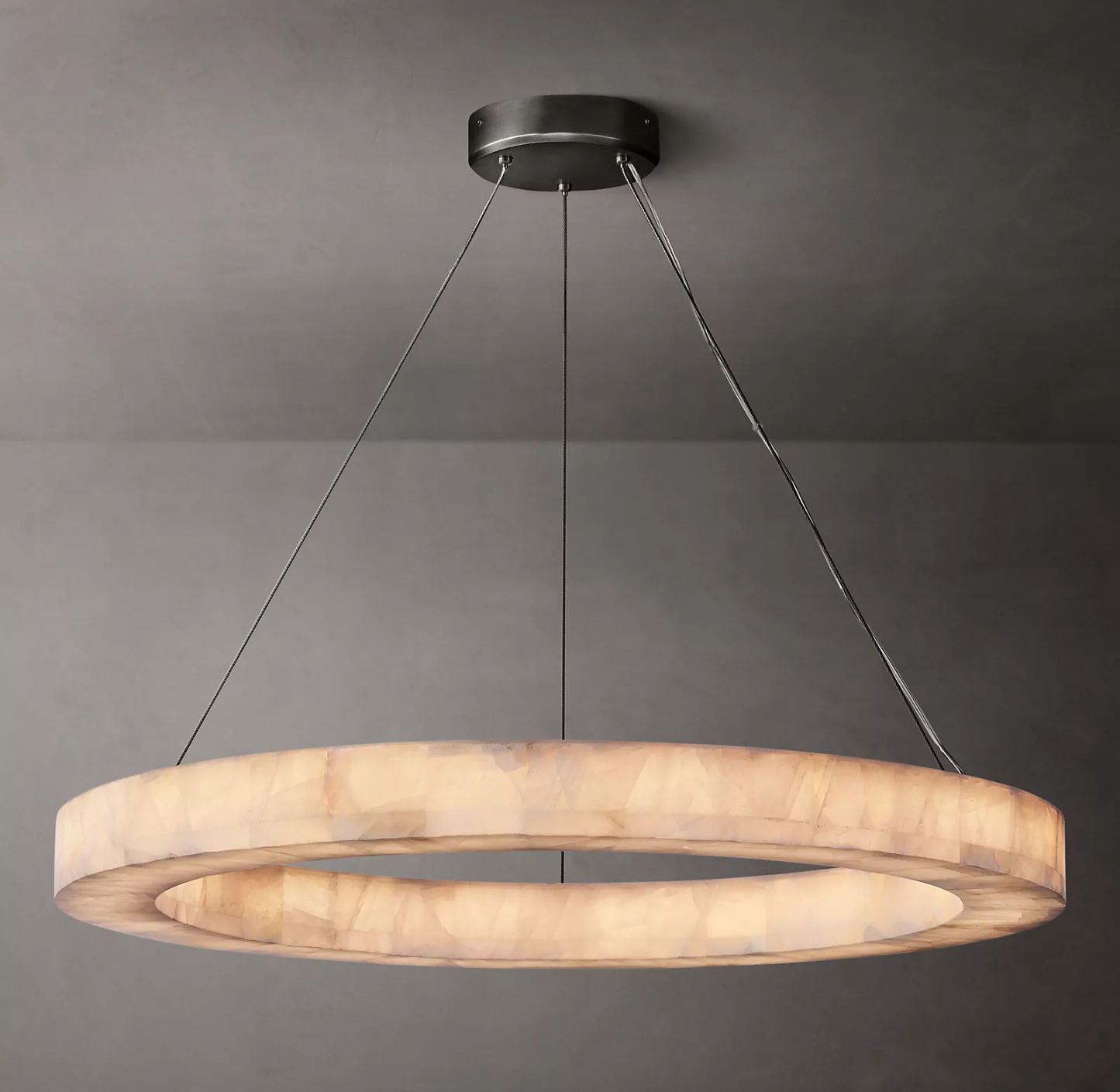Handmade Calcite Round Chandelier31″ 40'' 60''-Sylvia Space