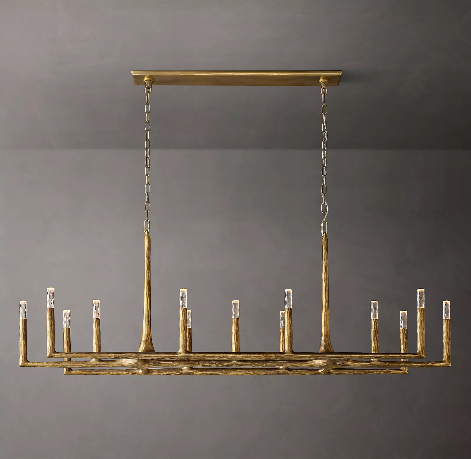 Thames Linear Chandelier 72″ 13 Lights