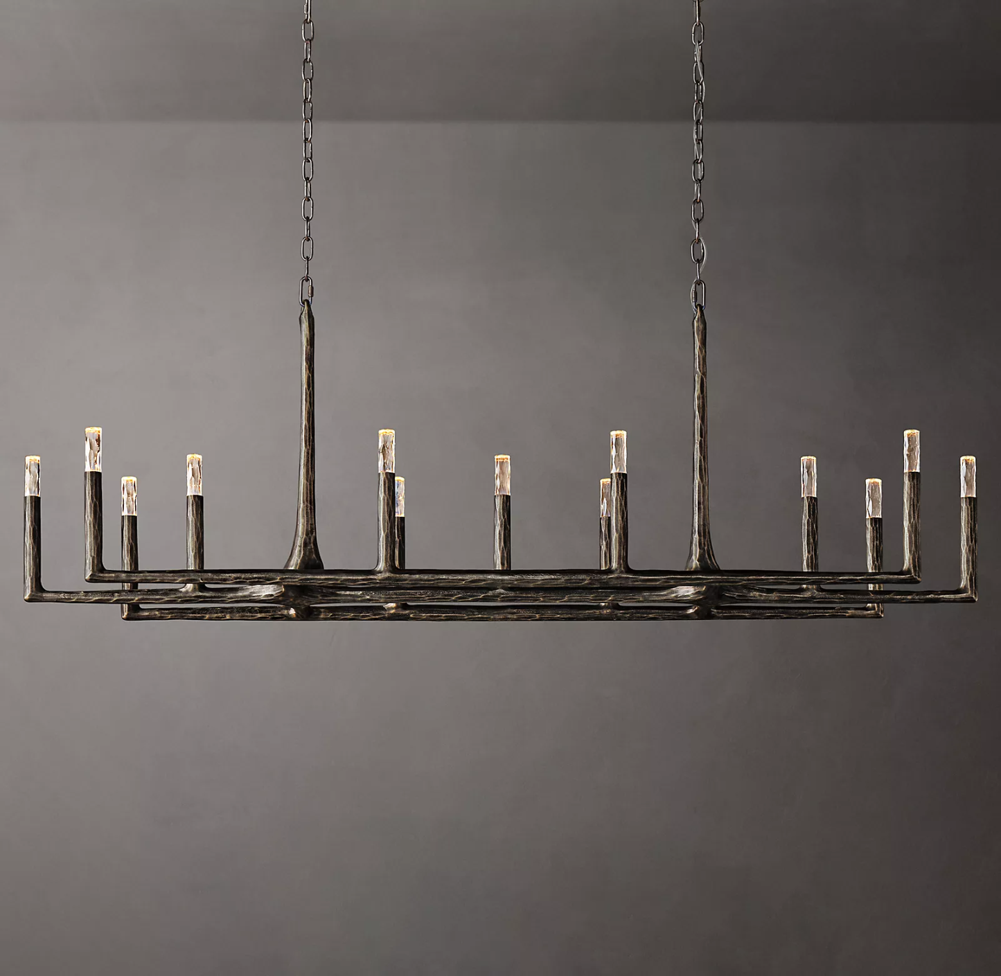 Thames Linear Chandelier 72″ 13 Lights