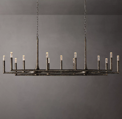Thames Linear Chandelier 72″ 13 Lights