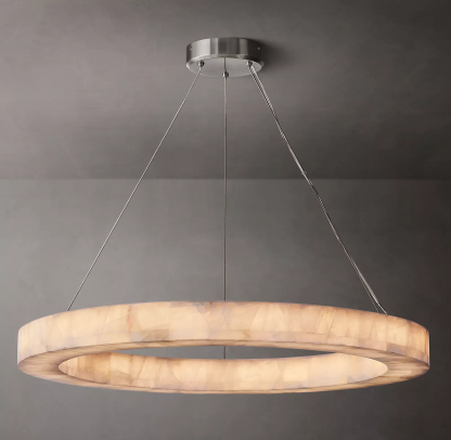 Handmade Calcite Round Chandelier31″ 40'' 60''-Sylvia Space