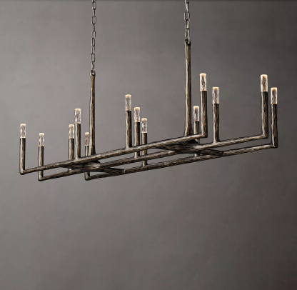 Thames Linear Chandelier 72″ 13 Lights