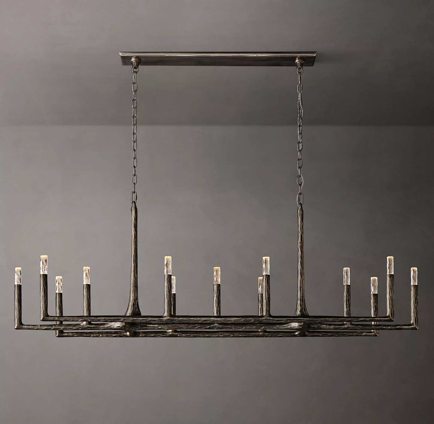 Thames Linear Chandelier 72″ 13 Lights