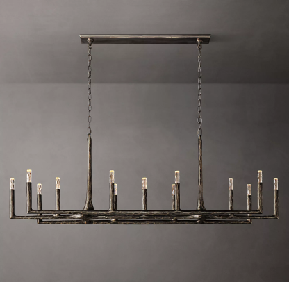 Thames Linear Chandelier 72″ 13 Lights