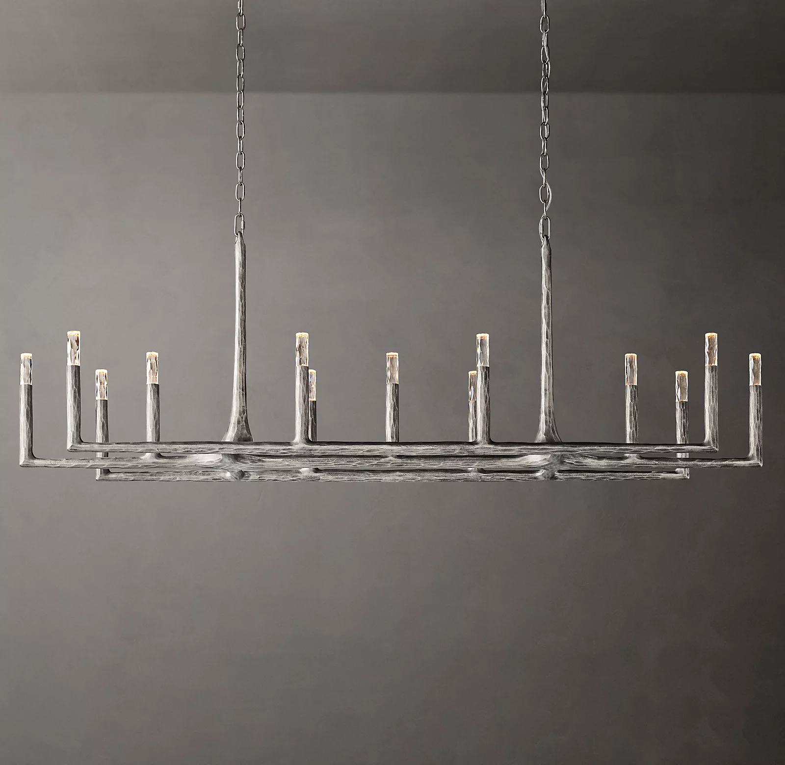 Thames Linear Chandelier 72″ 13 Lights
