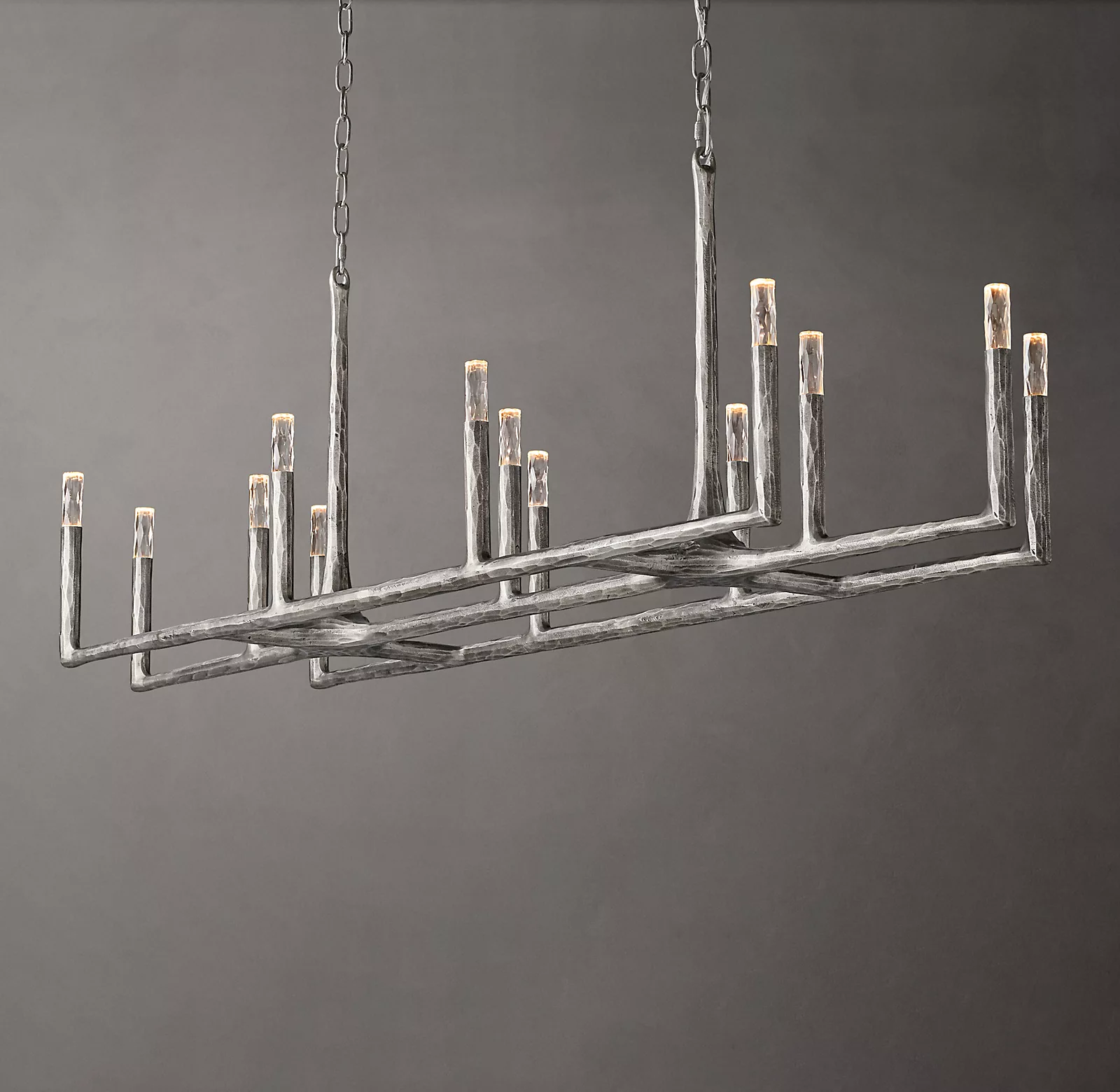 Thames Linear Chandelier 72″ 13 Lights