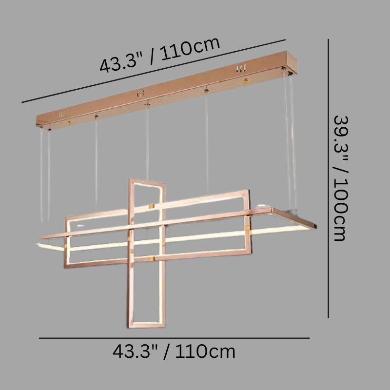 Ramiya Linear Chandelier-Sylvia Space