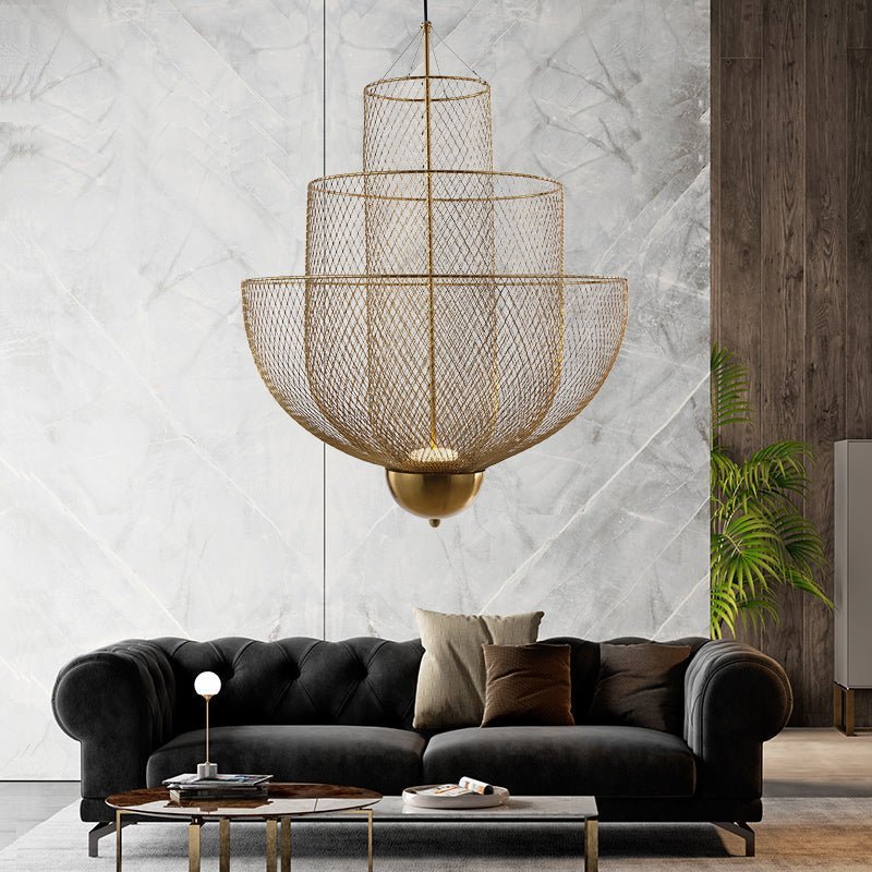 Royal Mesh Chandelier-Sylvia Space