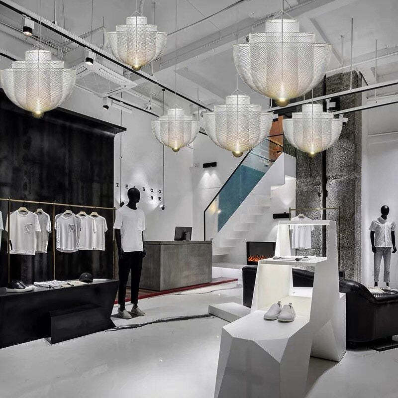 Royal Mesh Chandelier-Sylvia Space