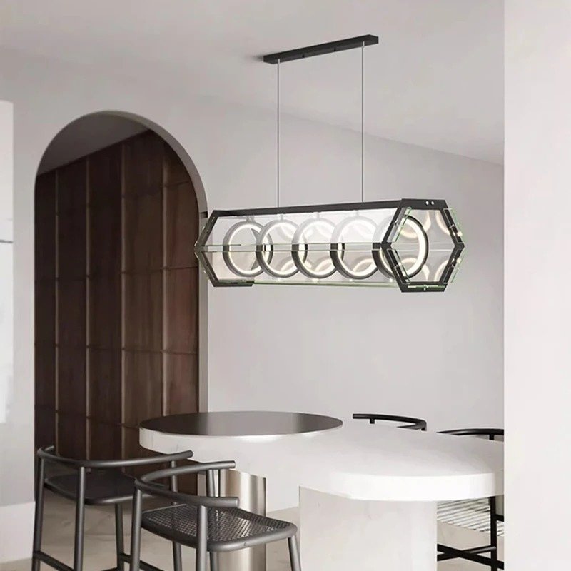 Rukha Linear Chandelier-Sylvia Space