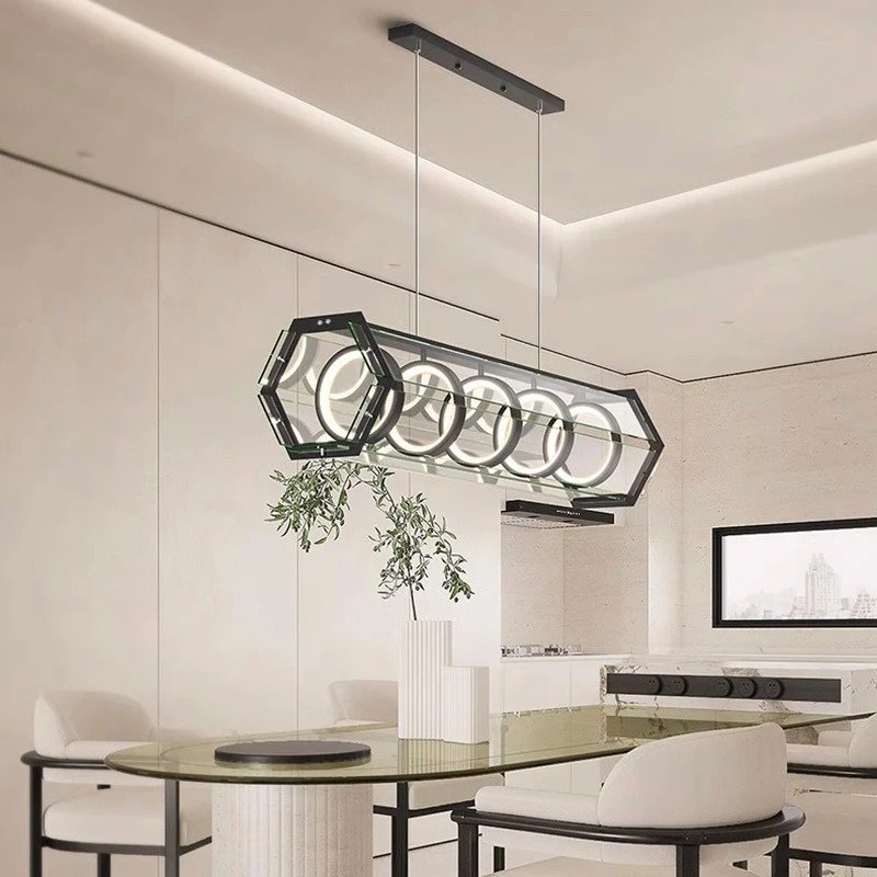 Rukha Linear Chandelier-Sylvia Space