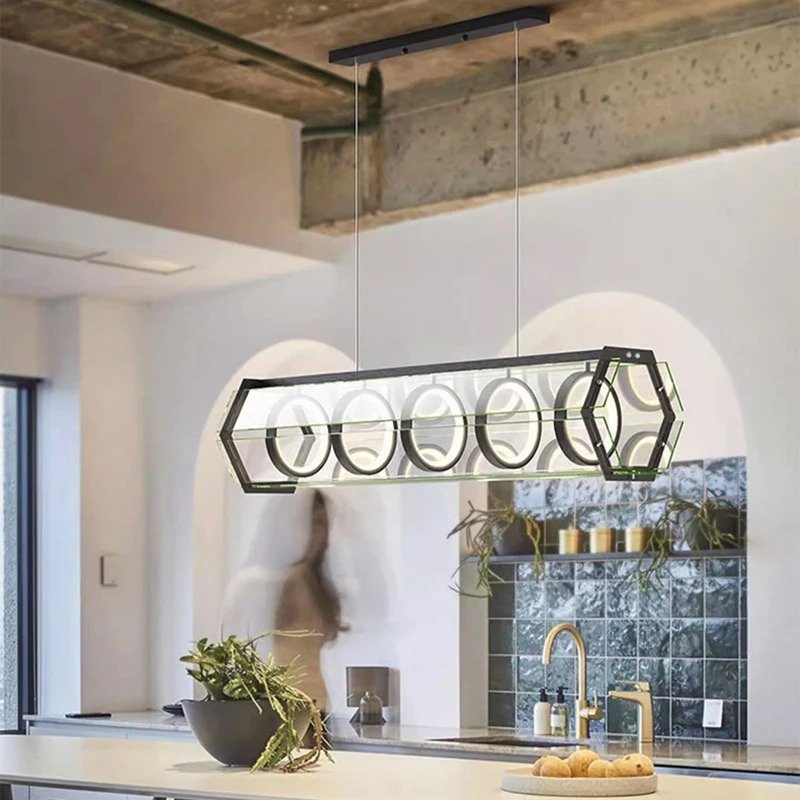 Rukha Linear Chandelier-Sylvia Space