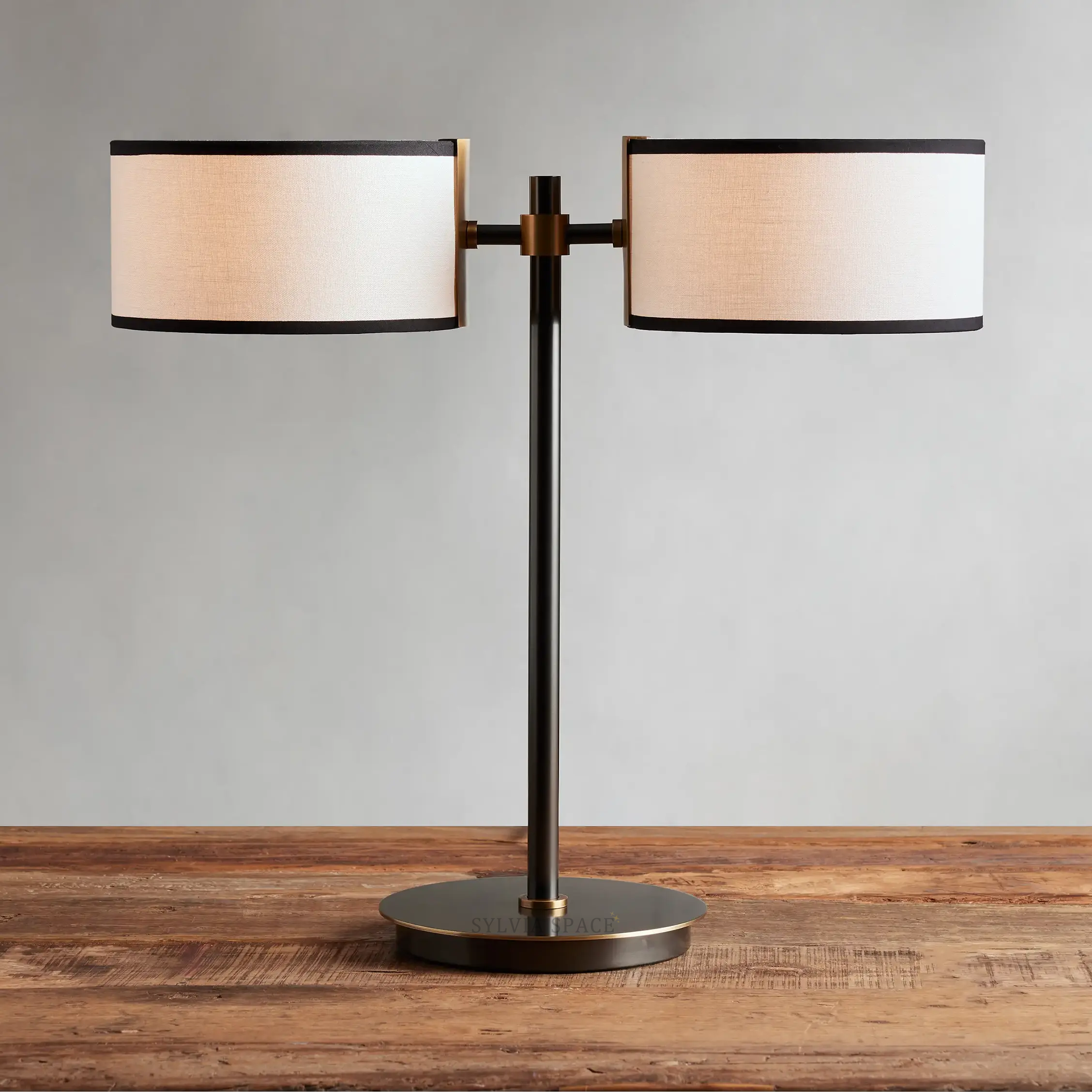 Daphne Linen 2 Light Table Lamp