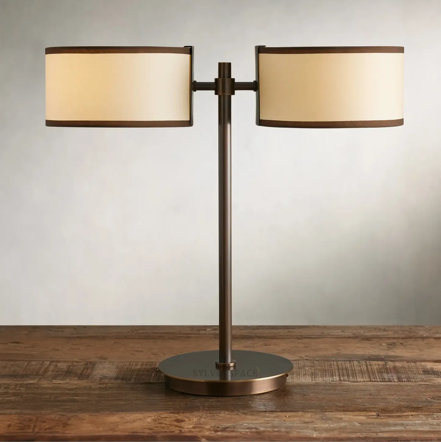 Daphne Linen 2 Light Table Lamp