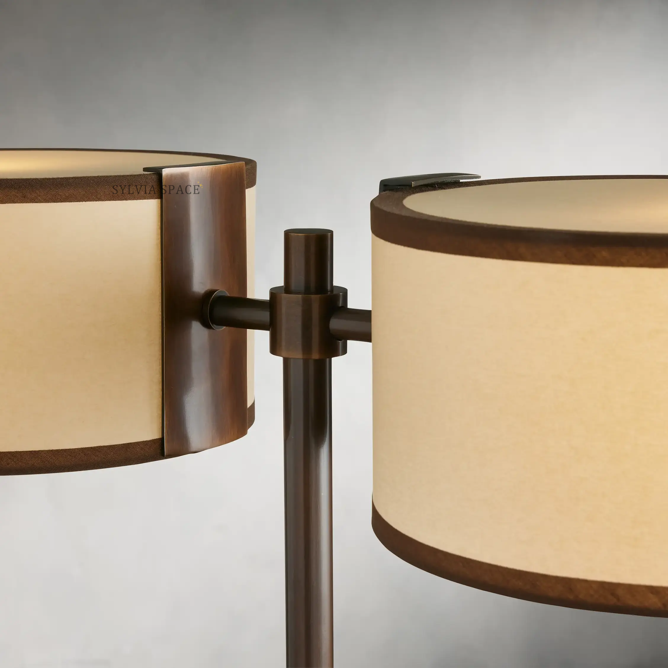Daphne Linen 2 Light Table Lamp