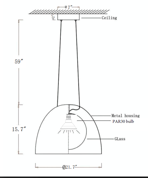 School House Pendant