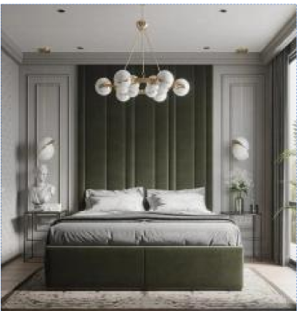 Shipping- King Size New Bed Frame + Extra Wall Panel