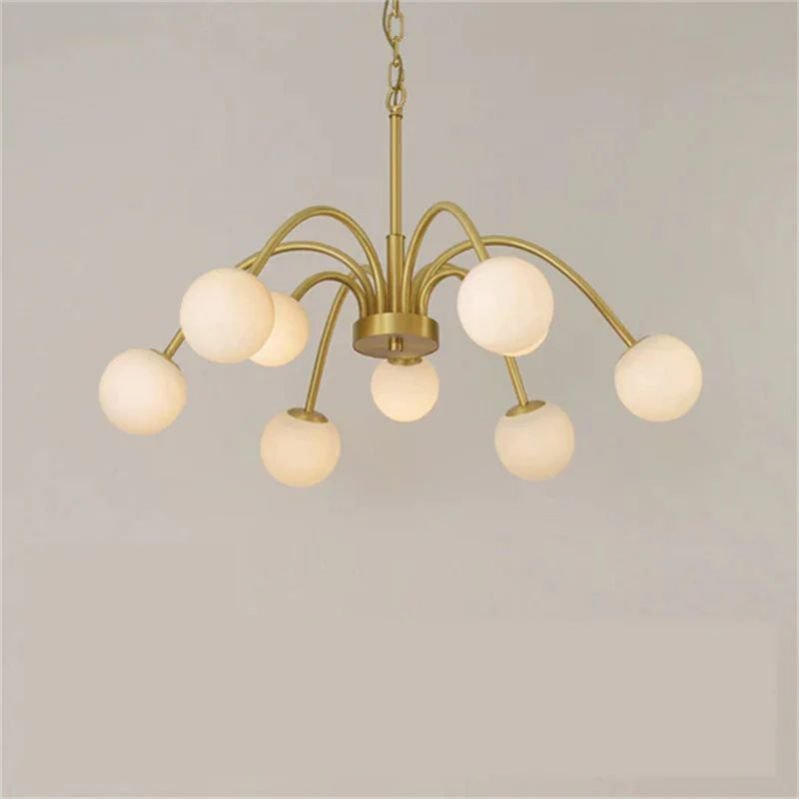 Sefet Alabaster Chandelier Light-Sylvia Space