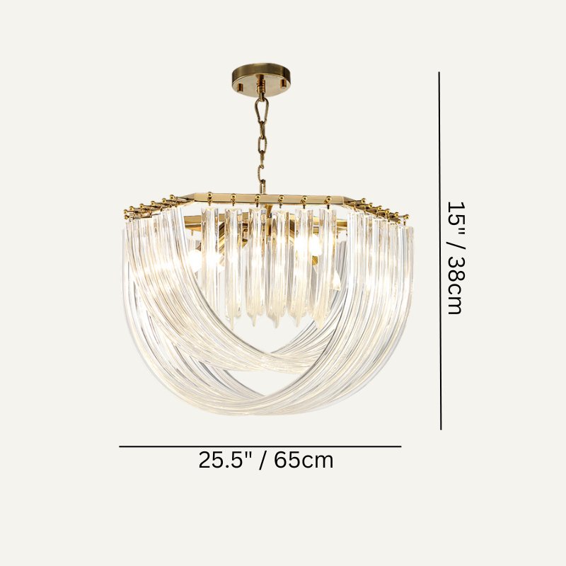 Seraphis Chandelier Light-Sylvia Space
